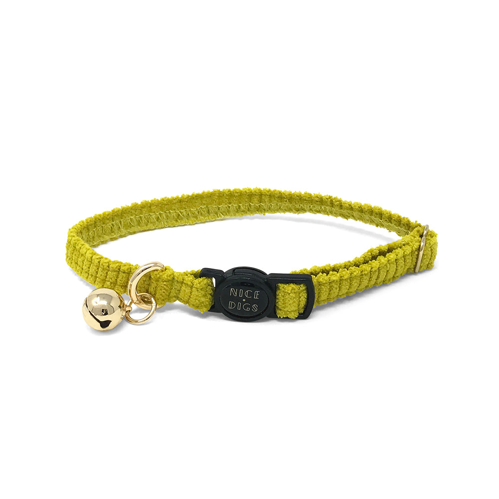 Cord Cat Collar - Cactus