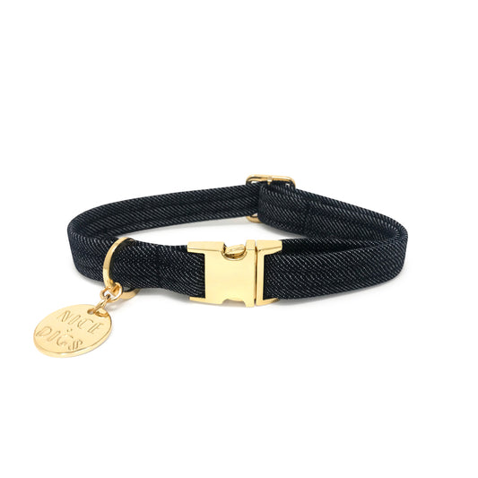 Dark Denim Dog Collar