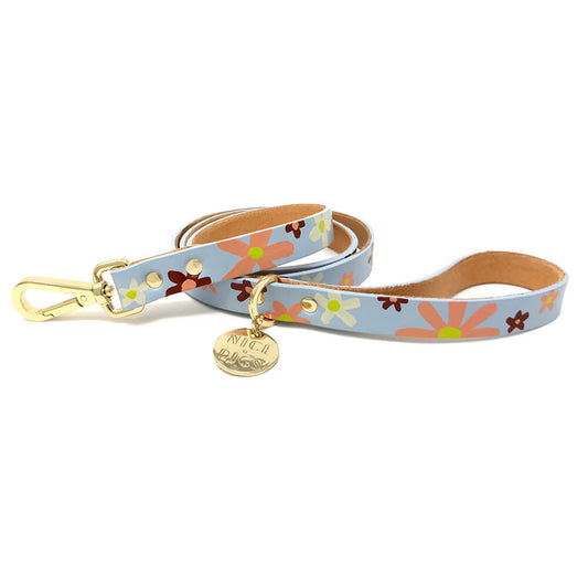 Posie Leather Leash - Glacier