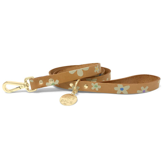 Posie Leather Leash - Spring